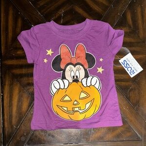 Purple Minnie Mouse Halloween T-Shirt